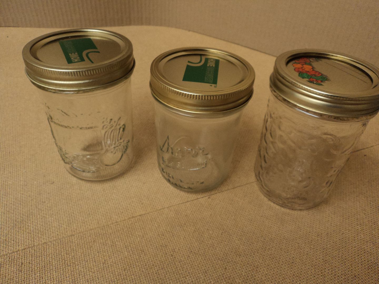 Standard 1 Pint Canning Jars Clear Lot of 12 Mason Kerr Glass eBay